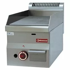 Null Gastro Gas-Griddleplatte Glatt Tischgerät 300x600x400mm Grillplatte Bratplatte