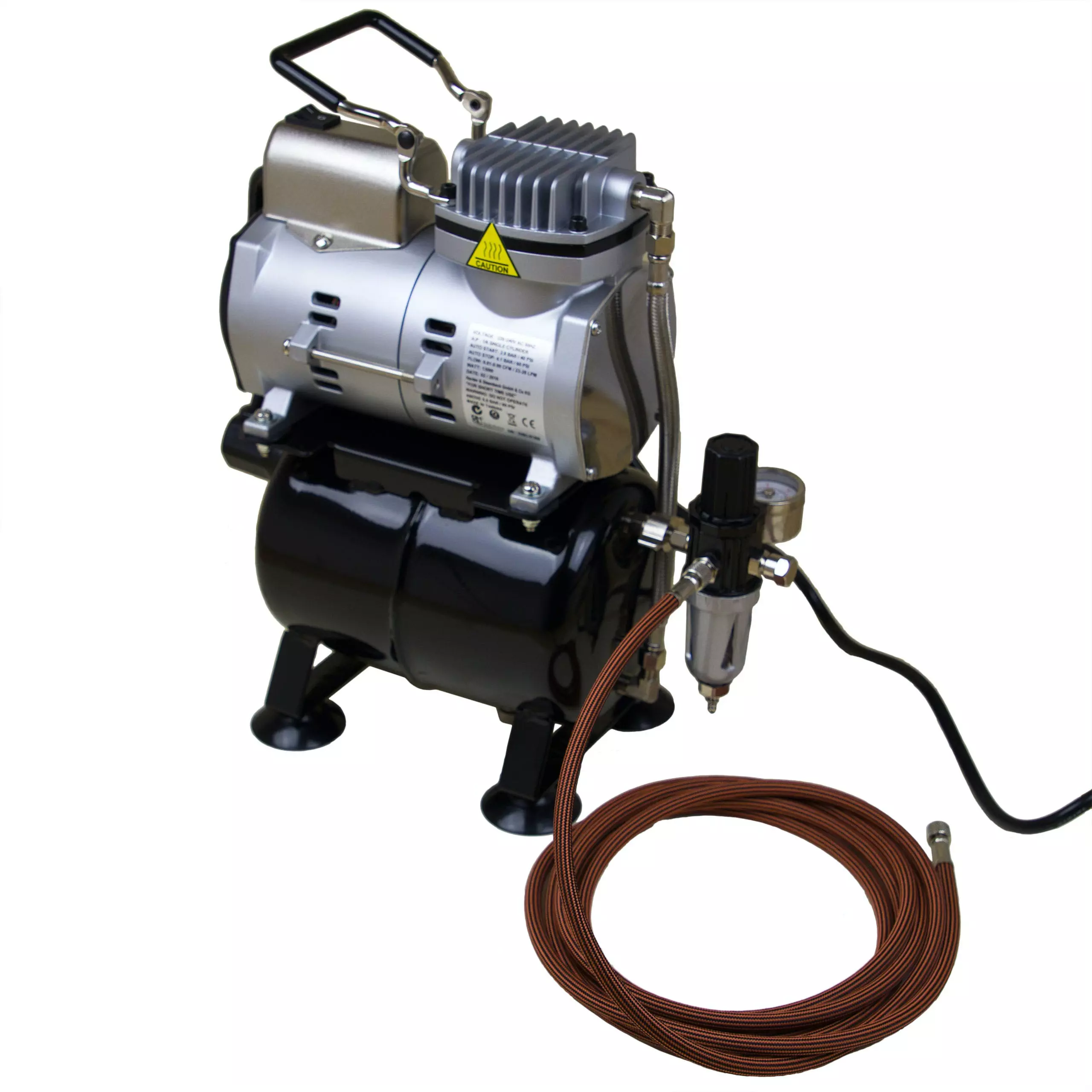 Null Kompressor Airbrush Sparmax TC-610H-n Mit Tank Druckluft Kompressoren - Image 6