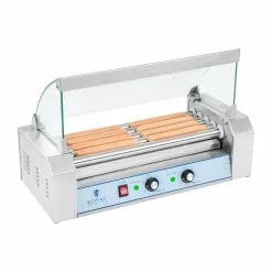 Royal-catering Royal Catering Hot Dog Grill - 5 Rollen - Edelstahl