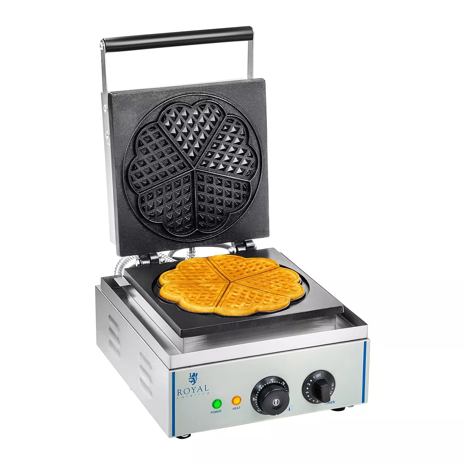 Royal-catering Royal Catering Waffeleisen - 2 X 2.000 Watt - Rechteckig - Image 5