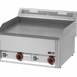 Null Gastro Elektro-Griddleplatte 2 Heizzonen Grillplatte Bratplatte 660x600x290 Mm