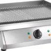 Cookmax Elektro-Grillplatte Gerillt 2 Heizzonen