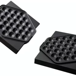 Neumarker WAS Germany - Backplatte Bubble Waffel Für Swing Backsystem, 18 X 20,3 X 2 Cm, Antihaftbeschichtung, Aluminium (345110203)