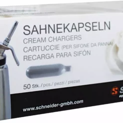 Schneider® Schneider - Sahnekapseln - Für Sahnegerät # 196050 Und # 196060 - Inhalt: 50 Stück
