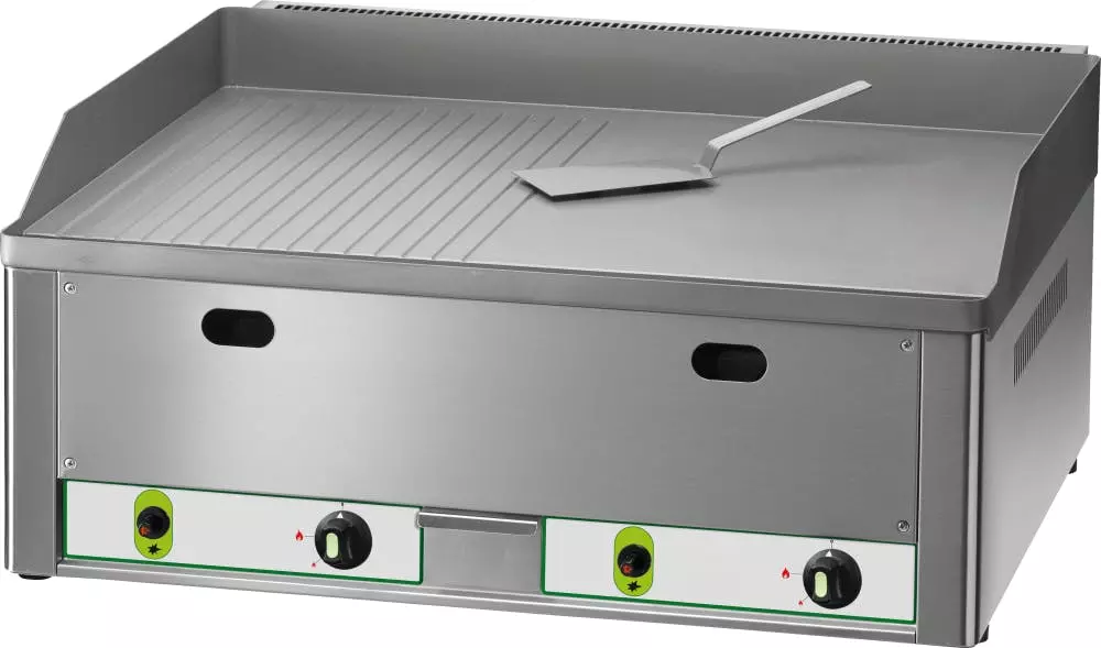 Kbs-gastrotechnik KBS Gas-Grillplatte 1 Heizzone Gerillt 4kW - Image 5