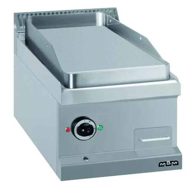 Null MBM Auftisch-Elektro-Grillplatte , Stahl Glatt 5,0 KW – Bild 3