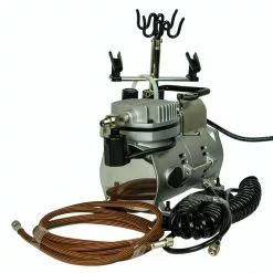 Null Kompressor Airbrush Saturn 25 Mit Druckminderer Druckluft Kompressoren
