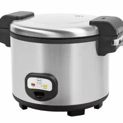 Metro-professional METRO Professional Reiskocher GRC1950, Edelstahl, 48 X 39 X 35 Cm, Ø 34.7 Cm, 12 L, Temperaturbereich: 155 - 165°C, 30 Portionen In 45 Minuten, Silber