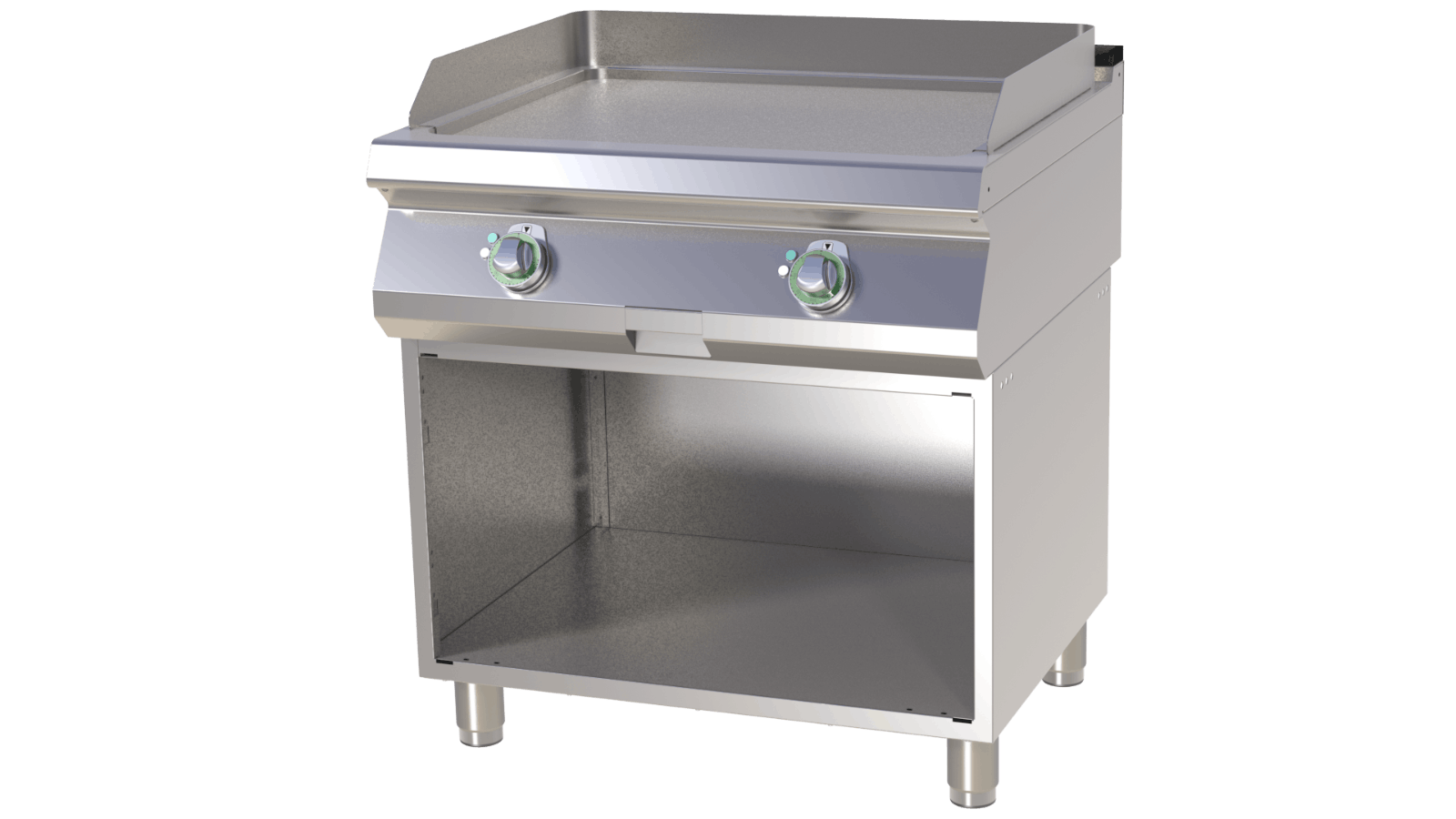 Null Gastro Elektro-Griddleplatte Standgerät Grillplatte Bratplatte 800x730x900mm - Image 3