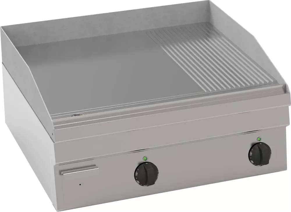 Null KBS Gas-Grillplatte 1/3 Gerillt Und 2/3 Glatt 31,5 KW 3 Heizzonen Offener Unterbau - Image 7