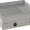 Null KBS Elektro-Grillplatte Glatt/gerillt 2 Heizzonen Tischgerät