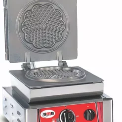 GMG - Waffeleisen Amore-S - 1x (Ø 16cm) - Wechselbare Backplatte & Einfache Montage - 50° Bis 300°C - Leichte Reinigung