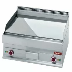 Null Elektro-Griddleplatte Tischgerät 700x650x380mm Grillplatte Hartverchromt 9 KW