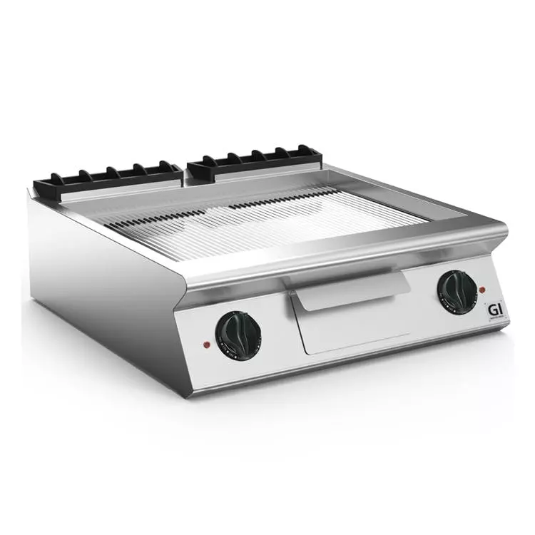Gastro-inox 700 "High Performance" Elektrische Grillplatte 800 Cm