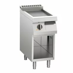 Null KBS Elektro-Grillplatte Glatt 7,0kW 1 Heizzone Offener Unterbau