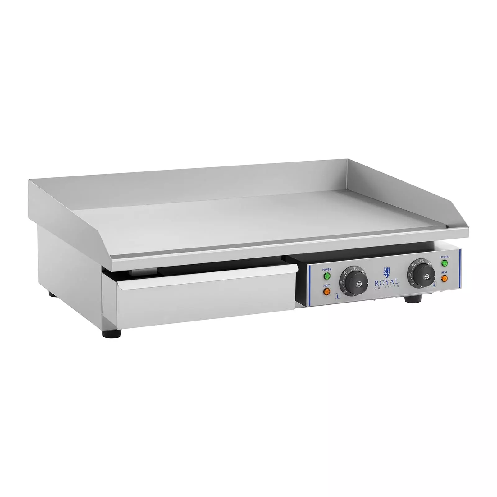 Royal-catering Royal Catering Elektro-Grillplatte 72,5 Cm - Glatt - 2 X 2,2 KW RCEG-75 - Image 6