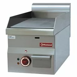 Null Elektro-Griddleplatte Glatt Tischgerät 300x600x400mm Grillplatte Bratplatte 3 KW