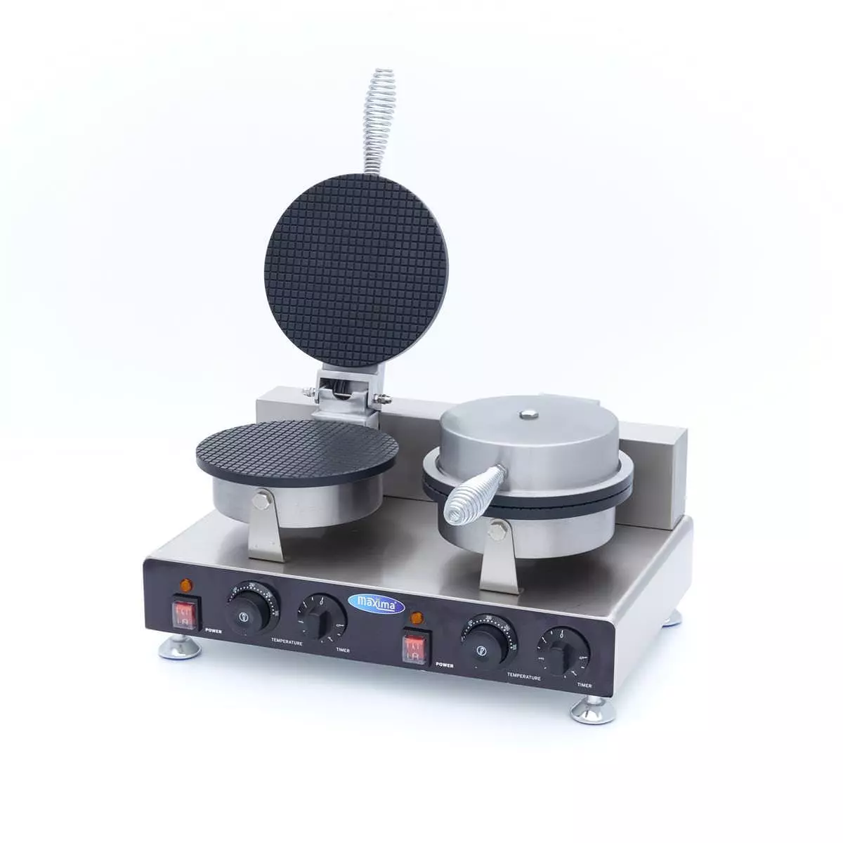 Null Waffeleisen Waffelherzen Am Stiel - 4 Stück - 105 X 14 X 105 Mm (je Waffel) - Mit Timer - Image 4