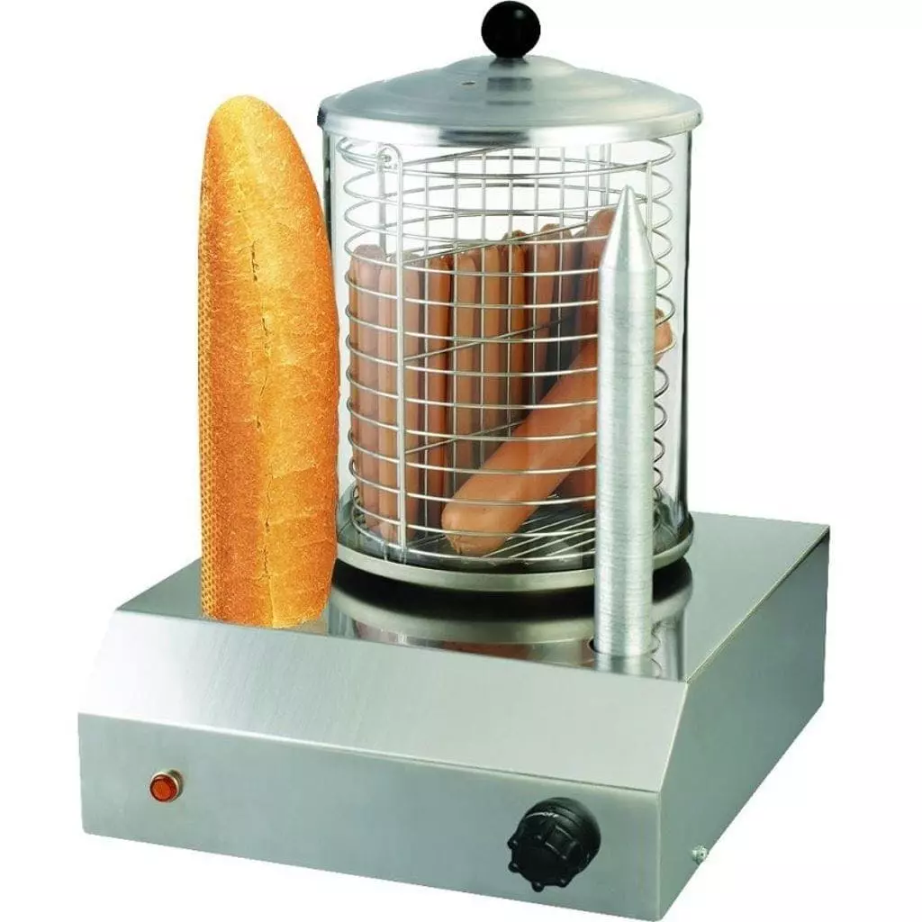Syntrox-germany Syntrox Chef Maker HDM-2 Hot Dog Maker Mit 2 Spießen Würstchenwärmer Bockwurstwärmer