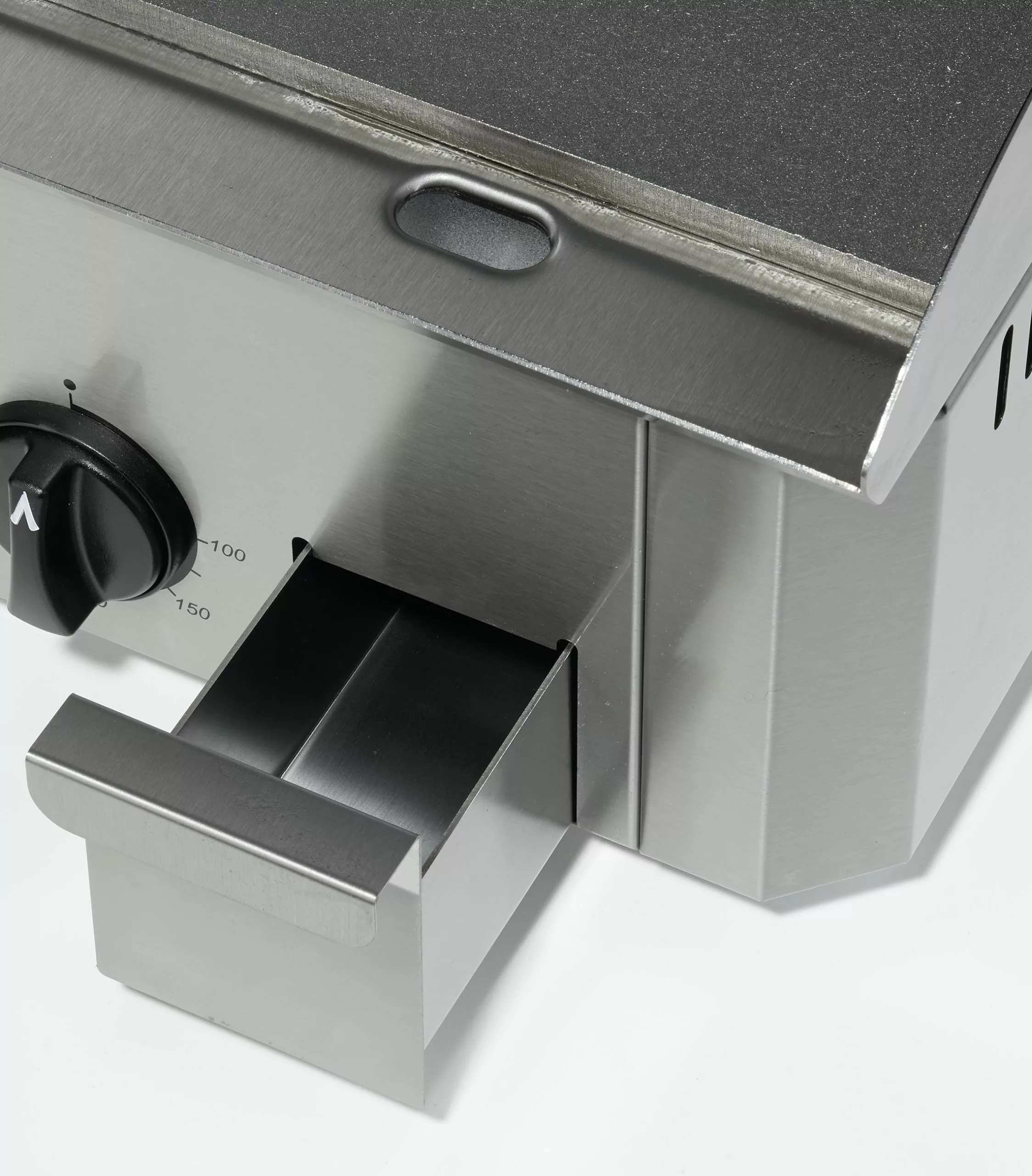 Metro-professional METRO Professional Elektrische Bratplatte GEG2001, Edelstahl, 62 X 45 X 19 Cm, 3500 W, 2 Heizzonen, Abnehmbare Fettauffangschale - Image 2