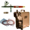Null Komplett Airbrush Set Airbrushpistole Infinity Two In One Kompressor Sparmax