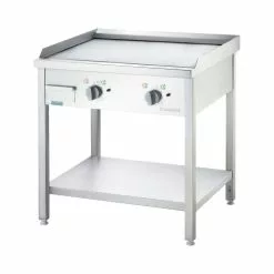 Stalgast Elektro-Griddleplatte Standgerät Glatt Unterbau Offen 800x700x850mm Edelstahl