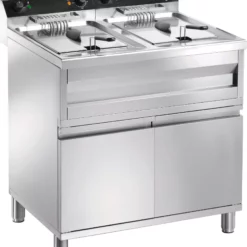 Cookmax Elektro-Fritteuse 2x 12 L
