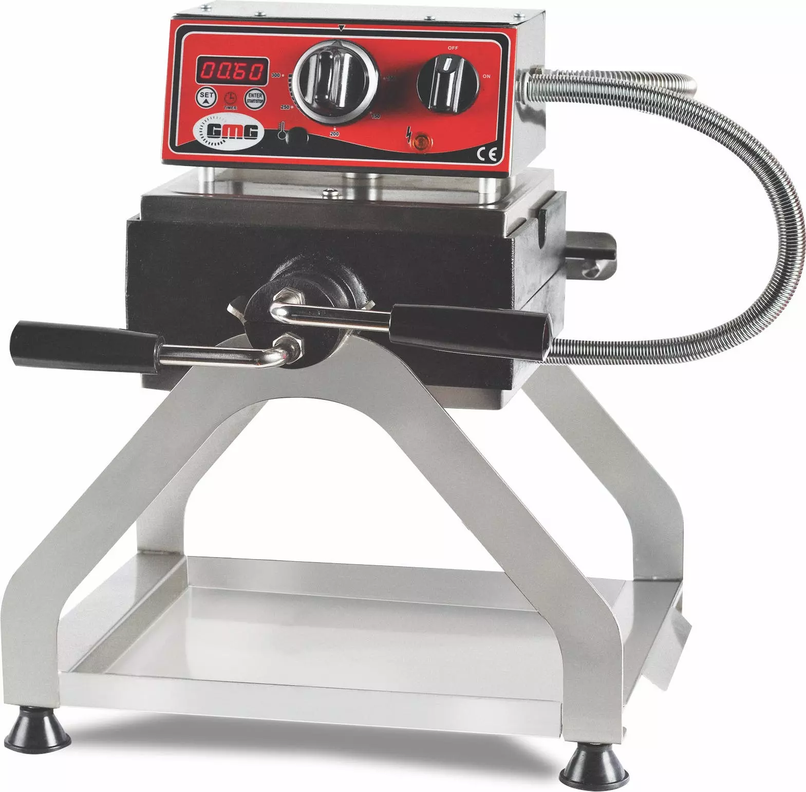 GMG - Waffeleisen Bruxelles - 4x (10,2 X 16,5 X 2,6cm) - 50° Bis 300°C Feste Backplatte Aus Gusseisen - Gehäuse Edelstahl - Image 7