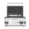 Hendi Waffeleisen Corn Dog, 50/220°C, 230V/1550W, Lutscher, Wie Belgische Waffeln, Profi Line, Waffelautomat, Waffelbäcker, Edelstahl Von CHEFGASTRO