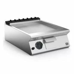 Gastro-inox GI 700 HP 2/3 Glatte Und 1/3 Gerippte Edelstahl Gasplatte, 60cm