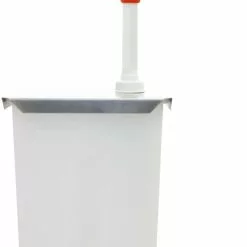 Schneider® Schneider - Druckknopf-Dosierspender Mit Edelstahldeckel 3L-120x150x215mm Inkl.Pumpe