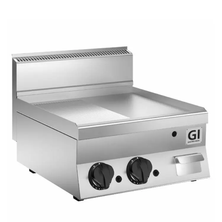 Gastro-inox GI 650 HP Gasbrennerplatte Gerippt Edelstahl, 40cm - Image 5