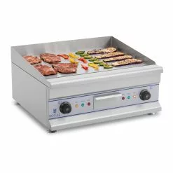 Royal-catering Royal Catering Doppel Elektro Grillplatte - 60 Cm - Glatt - 2 X 3.200 W RCG 60