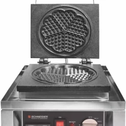 Schneider® Schneider - Waffel-Eisen Mit Digitalem Timer "Herz5" 420x300x295 Mm, 1600 W, 60-300°C