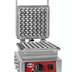 GMG - Waffeleisen Lokmia-S - 1x (Ø49 X 3cm X 1,4cm/2,8cm) - Wechselbare Backplatte & Einfache Montage - 50° Bis 300°C - Leichte Reinigung