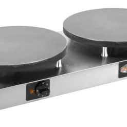 Neumarker WAS Germany - Crêpesmaker, 2 Platten, Ø 40 Cm, 84,5 X 40 X 16,5 Cm, Edelstahl/Gusseisen (346002002)