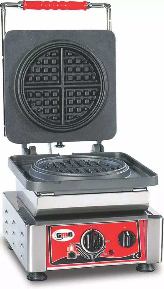 GMG - Waffeleisen American - 1x (Ø16 X 1,5cm) - Wechselbare Backplatte & Einfache Montage - 50° Bis 300°C - Leichte Reinigung