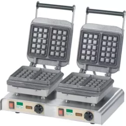 Neumarker WAS Germany - Brüsseler Waffeleisen, 2 Platten, 61 X 34 X 25 Cm, Edelstahl/Gusseisen (345302002)