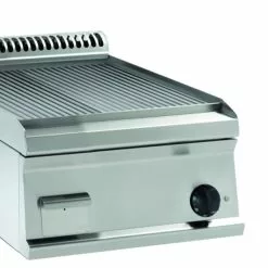 Kbs-gastrotechnik KBS Gas-Grillplatte Gerillt 1 Heizzone, Tischgerät