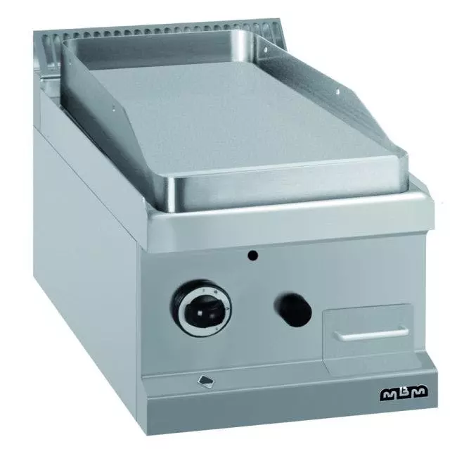 Null MBM Auftisch-Gas-Grillplatte , Stahl Glatt 6,0 KW - Image 3