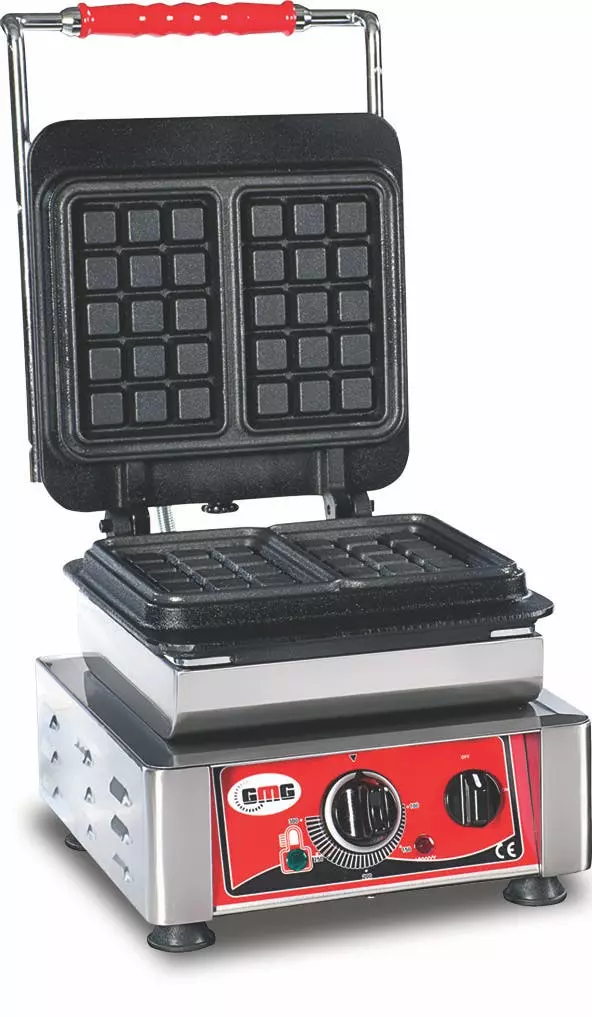 GMG - Waffeleisen Bruxelles - 4x (10,2 X 16,5 X 2,6cm) - 50° Bis 300°C Feste Backplatte Aus Gusseisen - Gehäuse Edelstahl - Image 4