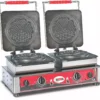 GMG - Waffeleisen Amore-M - 2x (Ø 17cm) - Wechselbare Backplatte & Einfache Montage - 50° Bis 300°C - Leichte Reinigung