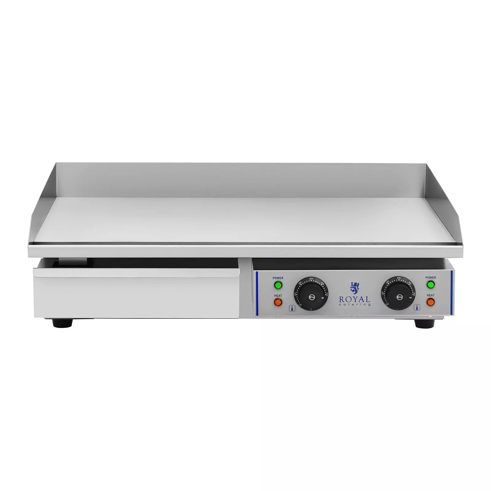 Royal-catering Royal Catering Elektro-Grillplatte 72,5 Cm - Glatt - 2 X 2,2 KW RCEG-75 - Image 7