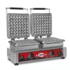 GMG - Waffeleisen Lokmia-S - 2x (Ø49 X 3cm X 1,4cm/2,8cm) - Wechselbare Backplatte & Einfache Montage - 50° Bis 300°C - Leichte Reinigung