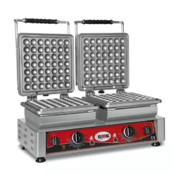 GMG - Waffeleisen Lokmia-S - 2x (Ø49 X 3cm X 1,4cm/2,8cm) - Wechselbare Backplatte & Einfache Montage - 50° Bis 300°C - Leichte Reinigung