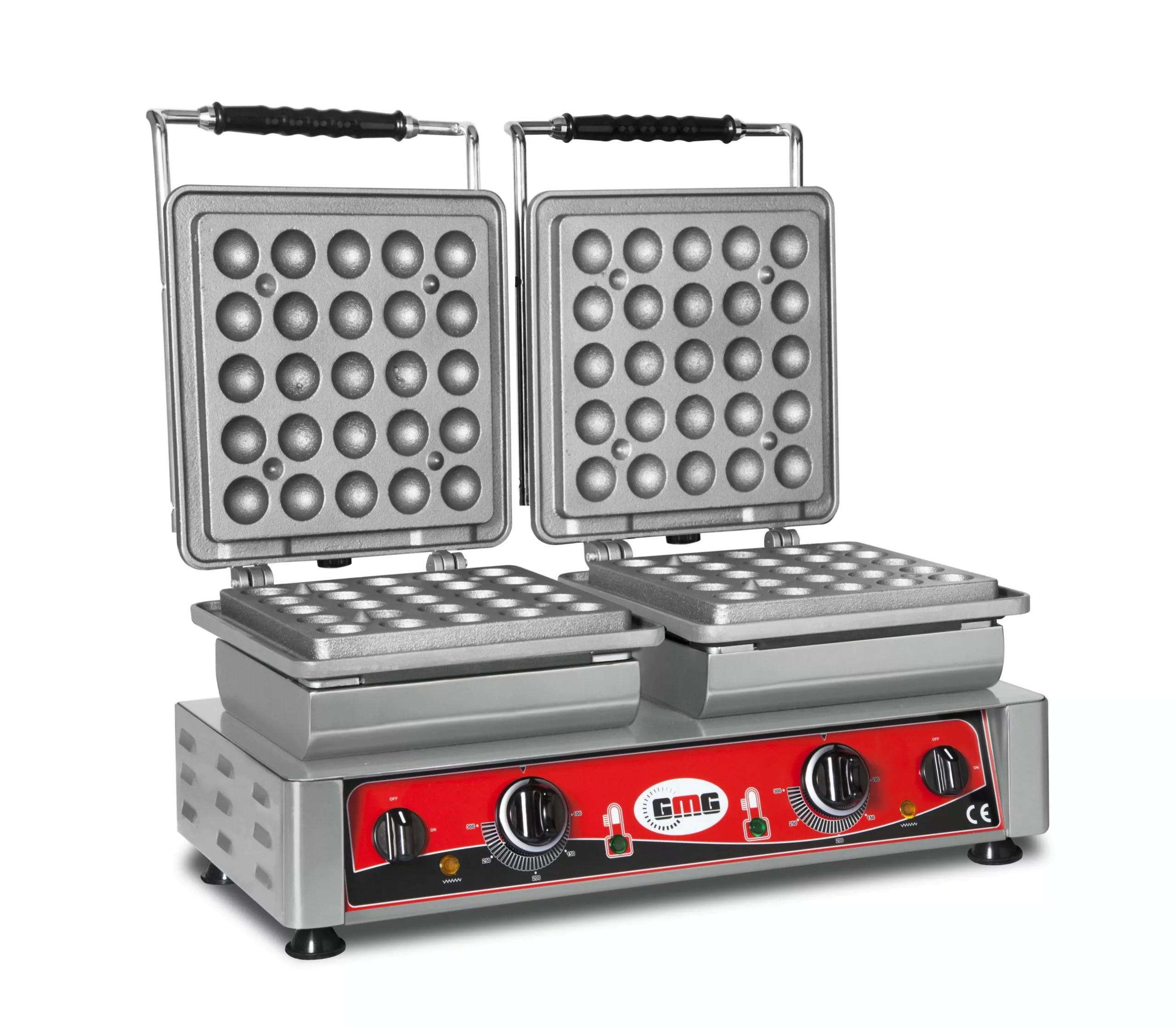 GMG - Waffeleisen Lokmia-L - 1x (Ø 25 X 4,2cm X 1,2cm / 2,4cm) - 50° Bis 300°C Feste Backplatte Aus Gusseisen - Fettfangrinne - Image 4