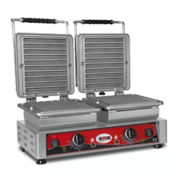 GMG - Waffeleisen Churo - 2x (10x 21cm X 2cm X 1cm/2cm) - Wechselbare Backplatte & Einfache Montage - 50° Bis 300°C - Leichte Reinigung