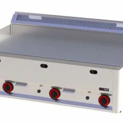 Null Gastro Gas-Dreifach-Griddleplatte Grill Grillplatte Bratplatte 990x600x290 Mm