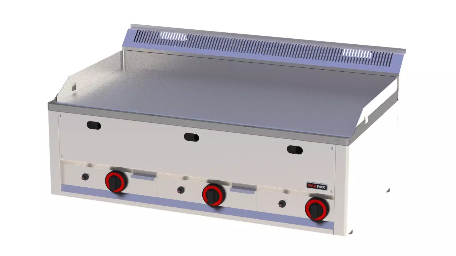 Null Gastro Gas-Griddleplatte Tischgerät 400x650x380mm Grillplatte Glatt Bratplatte - Image 7