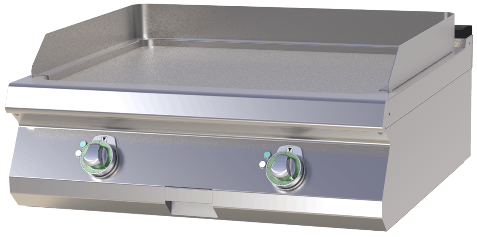 Null Gastro Elektro-Griddleplatte Tischgerät Grillplatte Bratplatte 800x730x300mm